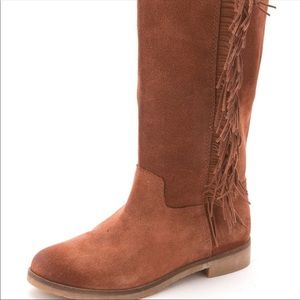 Lucky Brand Greyer Fringe Boot